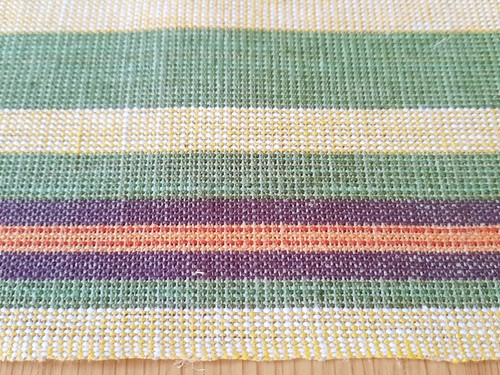 Swedish green and yellow woven table runner 124cm - Picture 7 of 15