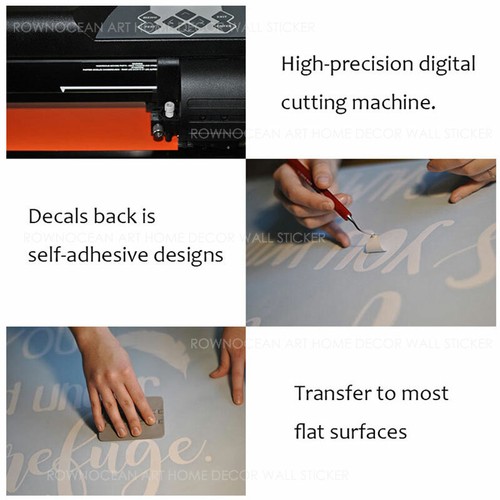 Gym Muscle Fitness Sports Bodybuilding Arm Wall Sticker Art Home Decor Room - Picture 8 of 11