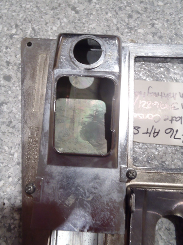 72-76 Corvette w/A/C Auto Trans Shift Plate Console w/Ash Tray-GM#3996819-USED - Picture 9 of 9