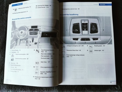 BMW 3 GRAN TURISMO F34 2013-2017 HANDBOOK OWNERS MANUAL WALLET PACK A-198 - Picture 4 of 5