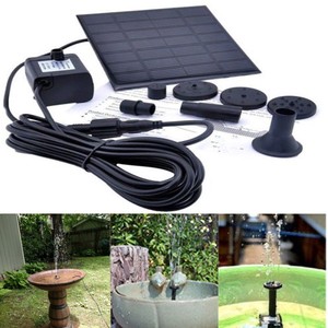 7v Outdoor Fountain Solar Water Feature Pump For Pool Pond Image Is Loading 7v Outdoor Fountain Solar Water Feature Pump