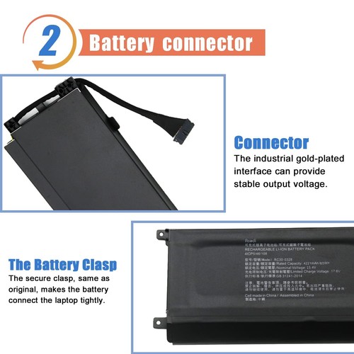 RC30-0328 RZ09-0328 Laptop Battery for Razer Blade 15 Base 2020 2021 RZ09-036... - Picture 3 of 6