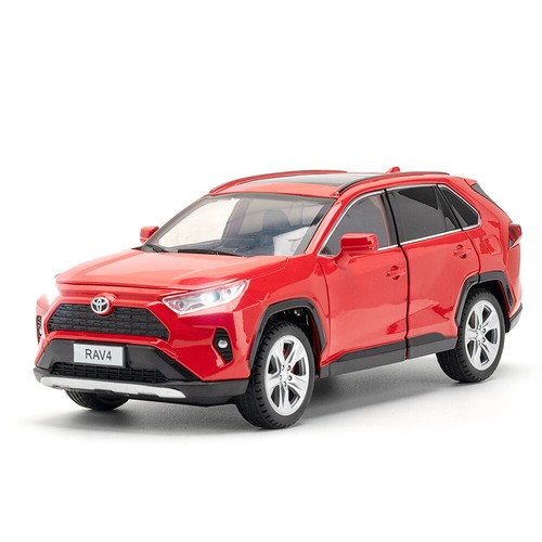 1:24 Diecast Vehicle for Toyota RAV 4 Model Car Toy Collectible Sound Light Toy - Picture 13 of 13