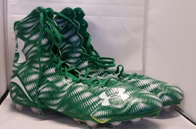 ua highlight cleats green