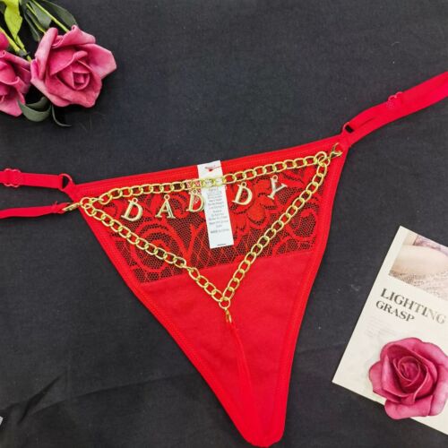 Ladies Sexy Carnival Chain Underwear Thong Underwear Custom Name Thong Underwear - Picture 15 of 40