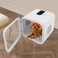 65Qt Automatic Pet Dryer Box Quiet Smart Drying Blower for 2-3 Cats & Small Dogs