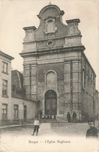 Postcard Belgium Brussels. The Anglican Church C. 1910 - Picture 1 of 2