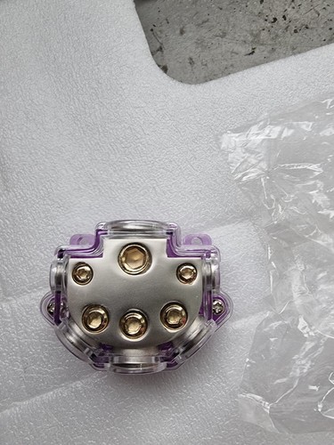 Mini ANL Sicherungshalter + Massenverteiler + Cinchkabel 5 Meter - Bild 1 von 3