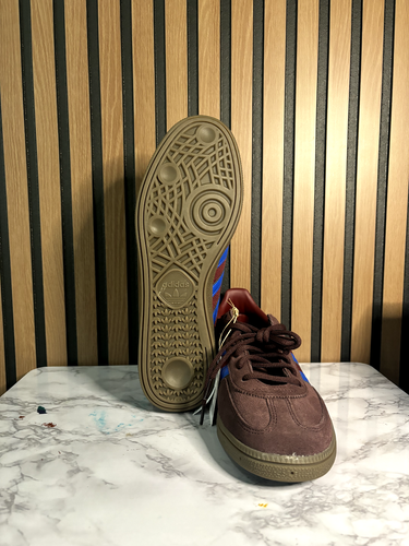 Adidas Handball Spezial Mens Night Red Blue Shadow Red Shoes IF9530 - Picture 4 of 5