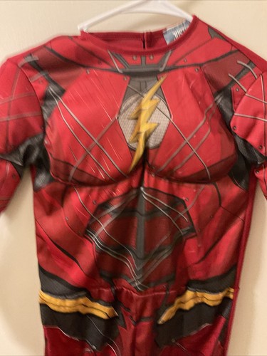 Justice League The Flash Halloween Costume Red Muscle - Picture 3 of 11