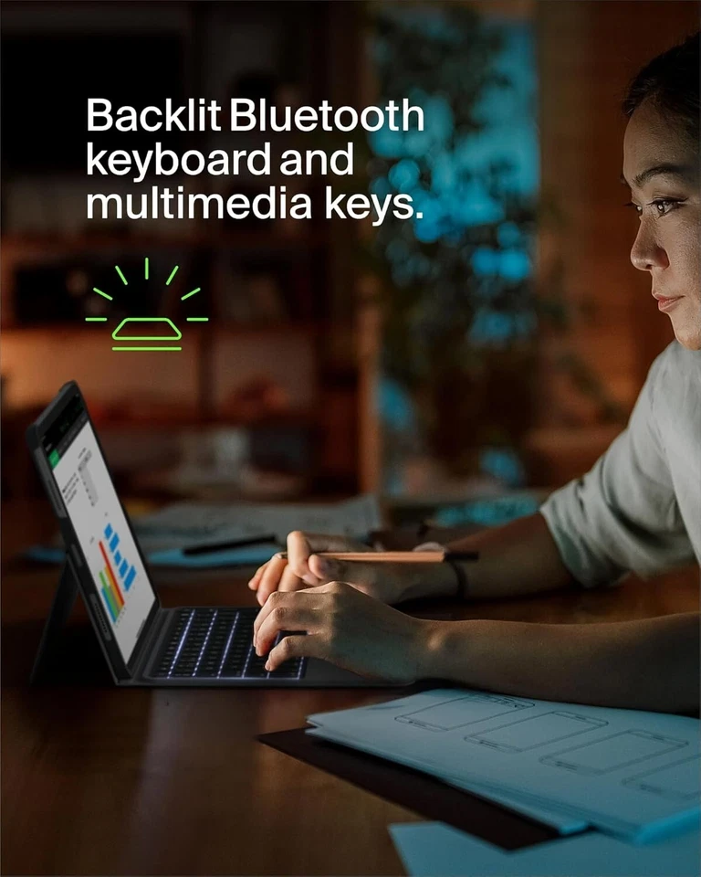 Belkin Everyday iPad Backlit Keyboard Case for iPad Air 10.9" & iPad Pro 11" - image 4 of 4