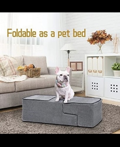 NEW Foldable Foam Steps by Go Pets - Non Slip, Machine Washable and Up to 75lbs - Picture 4 of 9