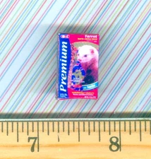 Dollhouse Miniature size Ferret & Small Animal Food Box
