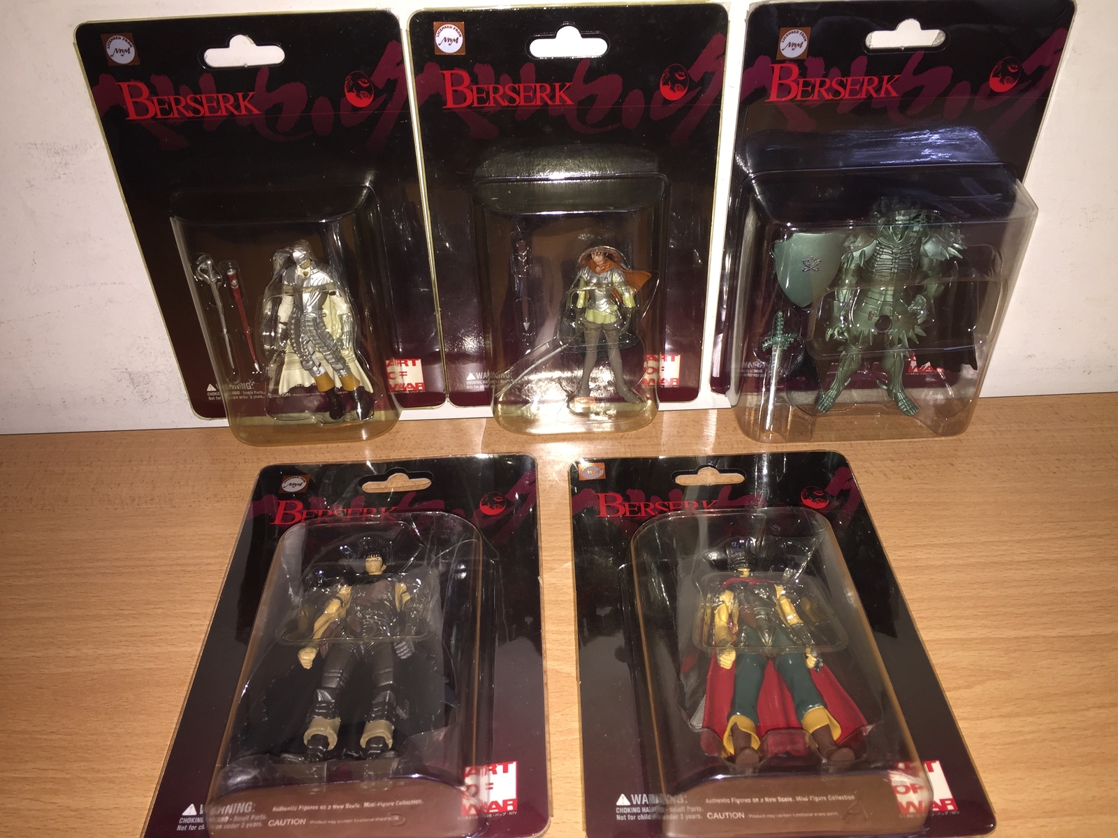 Berserk Mini Figuras 8-10 cm Serie 1 Completa Casca Skeleton Griffith MOC Berserk Mini Figuras 8-10 cm Serie 1 Completa Casca Skeleton Griffith MOC