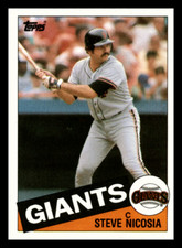1985 Topps #191  Steve Nicosia  Catcher  San Francisco Giants  FREE shipping