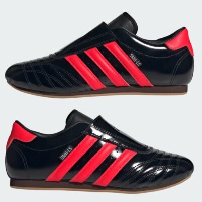 ★adidas★ taekwondo JS1228 Adidas Women's Taekwondo Leather 'Core Black/Red' - JS1228