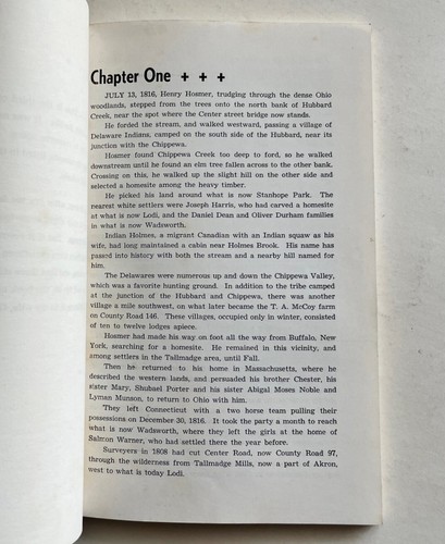 RARE 1816-1966 A Book About SEVILLE OHIO Lee Cavin--History PHOTOS Medina County - Picture 2 of 8