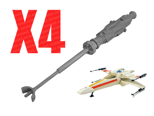 X4 Kenner Star Wars X-Wing Fighter Canons Palitoy POTF reproduction de remplacement - Photo 1/10