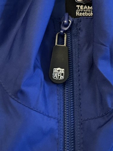 Indianapolis Colts Jacket Mens Large Windbreaker Reebok NFL Sports Illustrated - Picture 7 of 10
