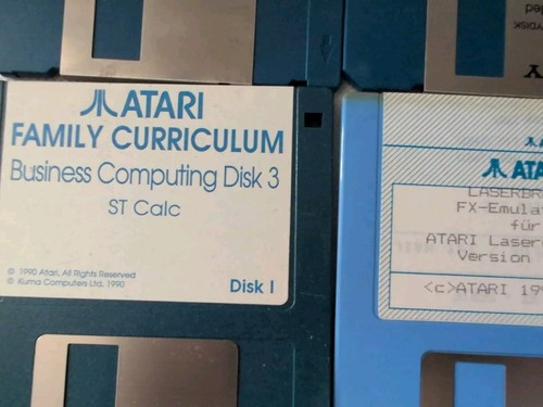Atari Disks Joblot of 15 X Floppy Disk - 3.5 2DD 720kb Sold as Untested Blanks - Photo 5/12