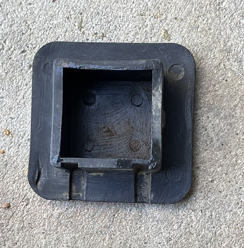 Reese Towpower 2" Hitch Box Receiver Tube Cover Dust Plug 7000633 Black Square - Picture 6 of 6
