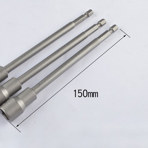 5mm-19mm Hex Nut Driver CR-V Socket Wrenches Impact Drill Bit 1/4" Hexagon Drive - Picture 3 of 39