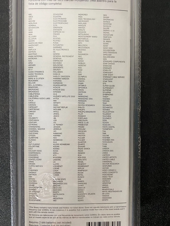 New in Package Magnavox MRU3300/17 Universal Replacement Remote - Image 3 of 4