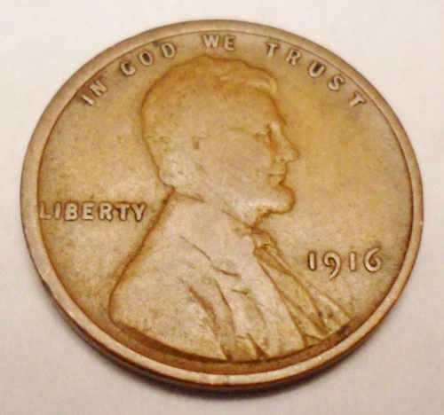 1916 P Lincoln Wheat Cent / Penny   *F - FINE*    **FREE SHIPPING**