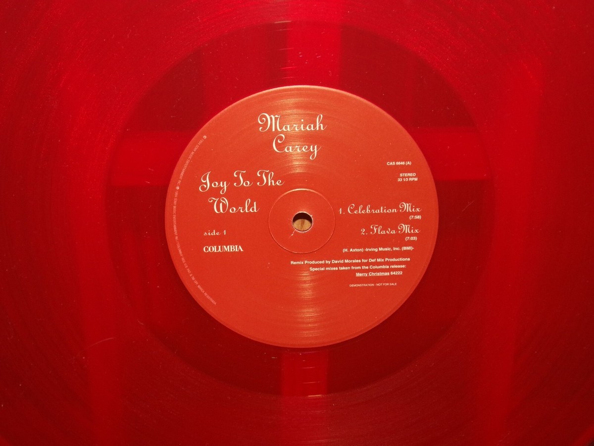 Mariah Carey - Joy To The World 赤盤レコード Mariah Carey - Joy To The World レコード Mariah Carey – Joy