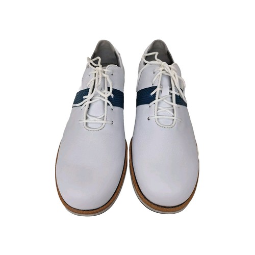 FootJoy Women's Premiere Series Golf Shoe 9.5 White/Blue - Picture 4 of 6