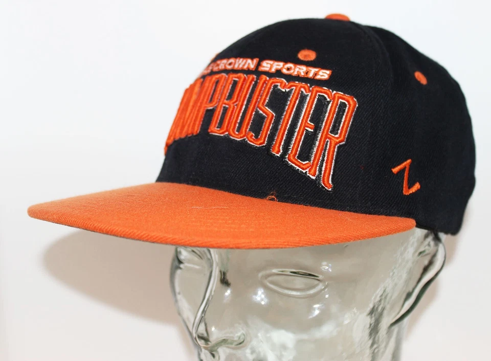Triple Crown Sports Omaha SLUMPBUSTER Fitted Hat Cap Adult Size XL Black Orange - Image 3 of 4