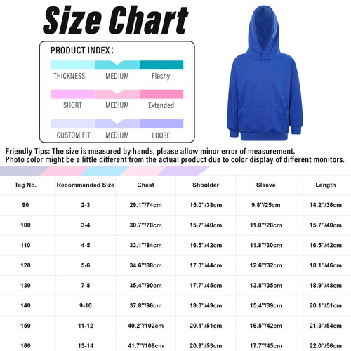Kids Sportwear Cycling Outwear Workout Coat Hiking Sweatshirt Activewear Hooded - Picture 65 of 69