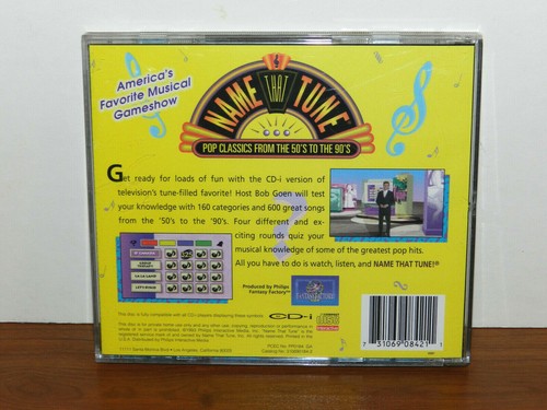 Name That Tune (Philips CD-i, 1993) COMPLETO con Manual | CDI Musical Gameshow - Imagen 2 de 5