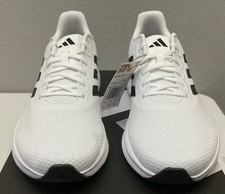 adidas Runfalcon 3 Cloudfoam Low HQ3789 White/ Black Men's Running Shoes Size 11