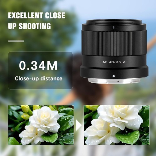 Viltrox 40mm F2.5 Full Frame Auto Focus Lens for Sony E-Mount A7M3 A7M4 A7 A7C - Picture 4 of 9
