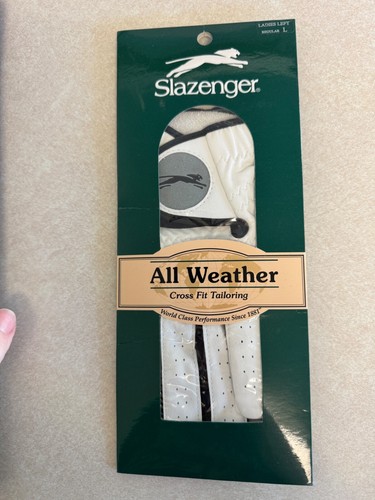 4 Golf Gloves Slazenger Cross Fit Tailoring Fusion Ladies Left Regular L NEW - Picture 5 of 6