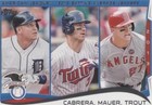 2014 Topps - Joe Mauer Miguel Cabrera Mike Trout #103