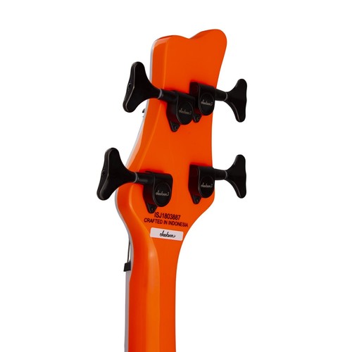 Jackson X Series Spectra SBX 4-String Bass Guitar, Laurel FB, Neon Orange - Picture 5 of 5