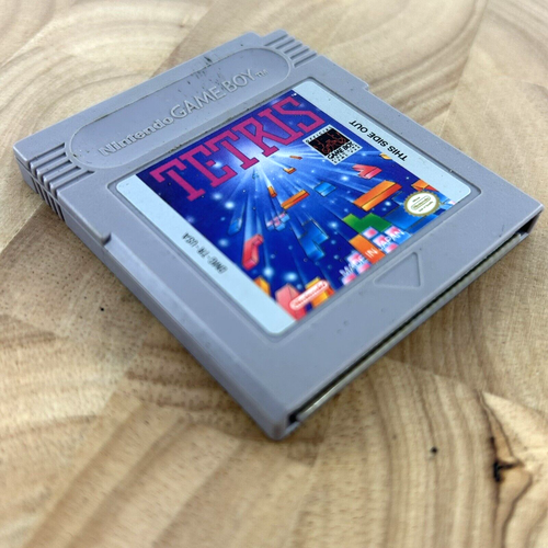 cartucho y funda tetris nintendo game boy auténticos buen estado sin probar - Imagen 4 de 5