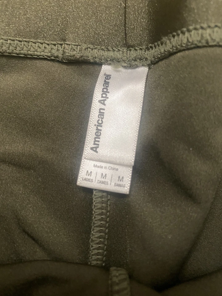 Women’s American Apparel Nylon Triot Leggings Size Medium - Image 4 of 4