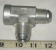 PARKER -12 (3/4") FEMALE NPT x JIC/AN MALE RUN TEE  P/N 12 MTX-S *FREE SHIPPING*
