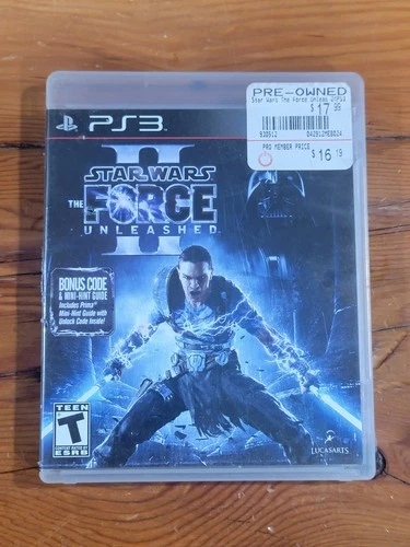 Star Wars Force Unleashed II (2) Sony PlayStation 3 (PS3) Game Complete CIB