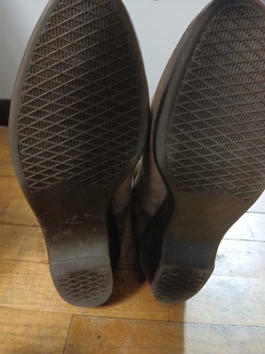 Vintage LL Bean Lammfell gefütterte hohe Wildlederstiefel seitlicher Reißverschluss hergestellt in England Größe 6 - Bild 5 von 6