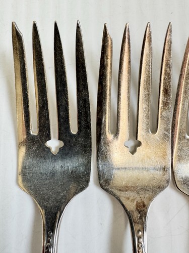 "Juego de 4 tenedores de ensalada Queen Bess II plateados de 6,5"" - ENVÍO GRATUITO" - Imagen 2 de 6