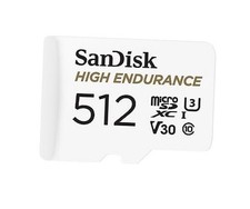  High Endurance Video microSDXC Card with Adapter for Dash Cam and Home 512GB