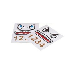 RC Drone Battery Decoration Adhesive Skin 3D Shark Sticker For DJI Mavic Pro C