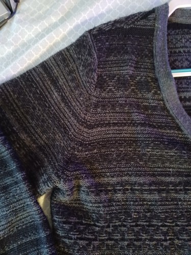 Marc Anthony graue Strickjacke Pullover Langarm Knopfleiste Baumwolle Herren Large - Bild 3 von 8