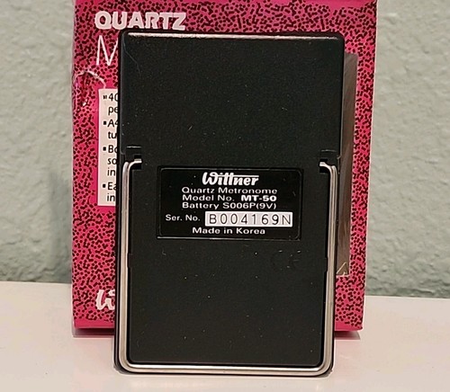 Wittner MT50 Metronomo Quarzo Indicatori LED e Sound Beat Ottime Condizioni - Foto 6 di 11