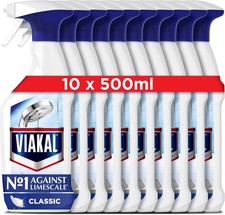 Viakal Limescale Remover Spray, Classic, Cleaning 500 ml (Pack of 10) 85.98 per litre