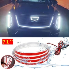 For Cadillac Escalade XT4 XT5 XT6 71" LED Scan Start Up Hood Light Strip Dynamic